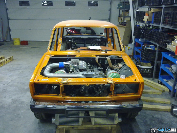 Lada 2107 swap Nissan V6 + видео