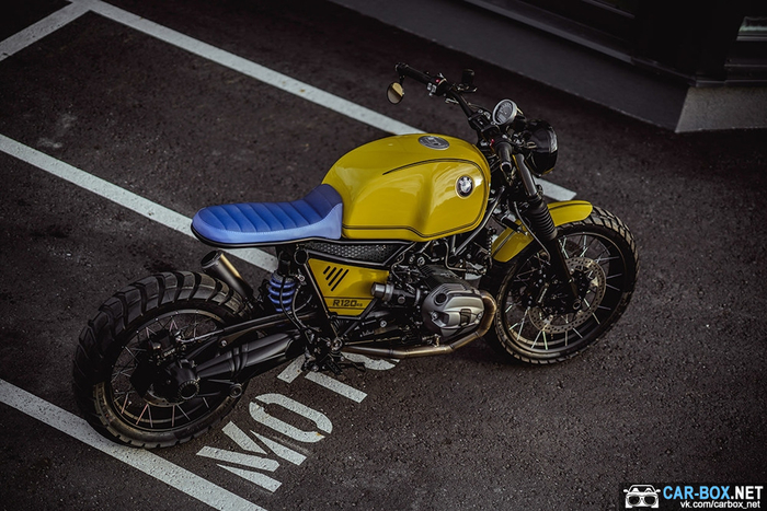 Желтый Барон BMW R NineT